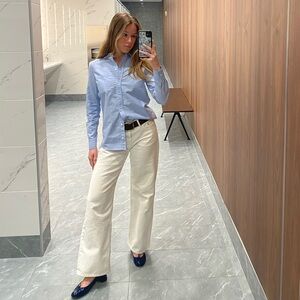 Sezane Tomboy Button Down Shirt 32